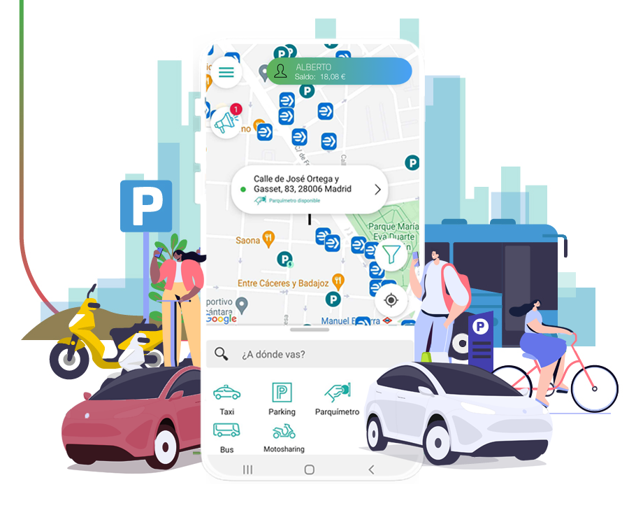 Una única app y toda la movilidad de tu ciudad